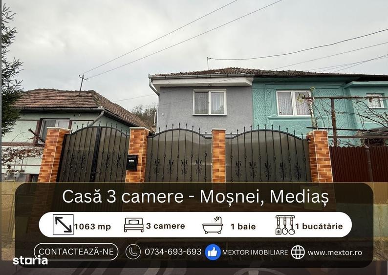 Casă cu 3 camere în Central