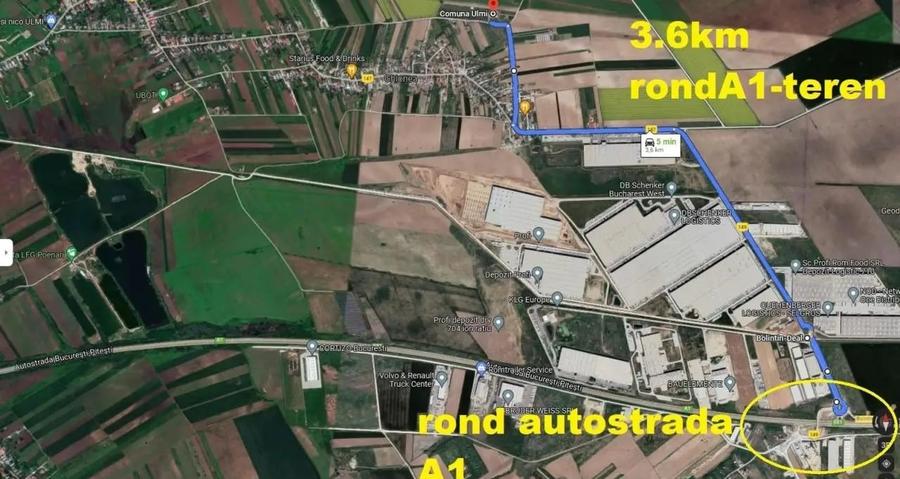 Teren Construcții intravilan de 480 mp, în Ghionea