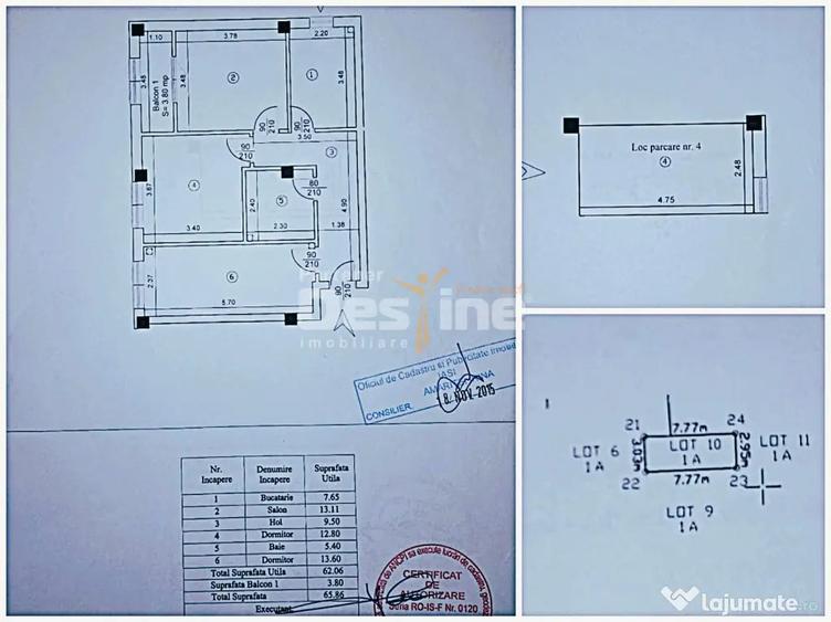 Apartament 3 camere 66 mp mobilat cu gradina ?i loc parcare - 3