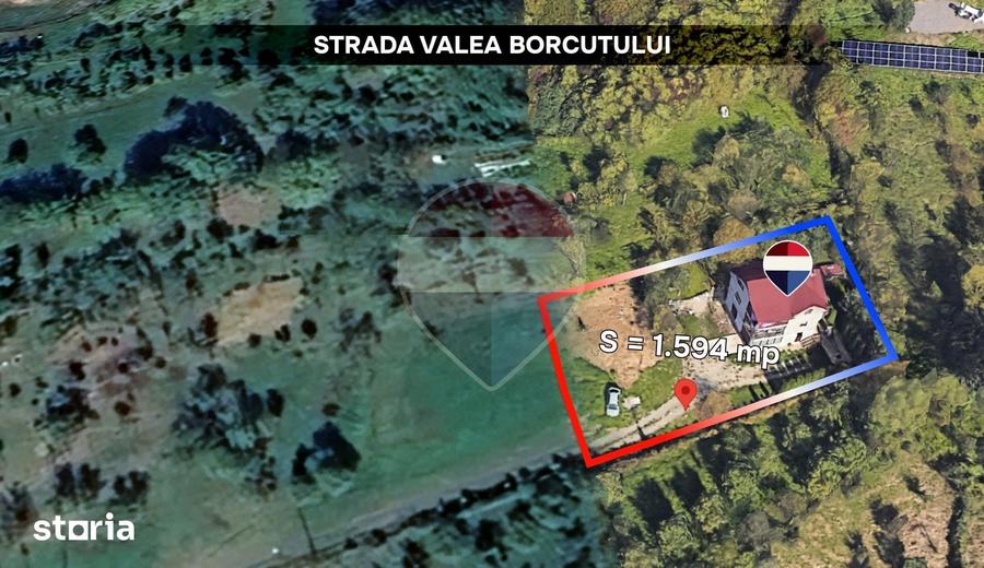 Casă cu 3 camere cu Teren 1594 Mp în Valea Borcutului