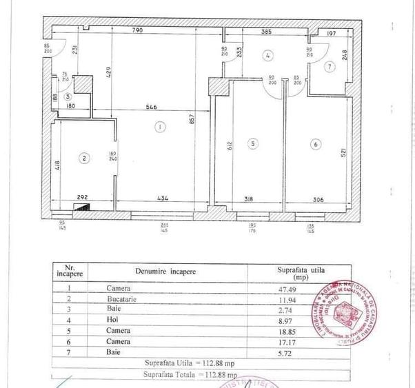 Casă cu 3 camere semidecomandat în Străulești