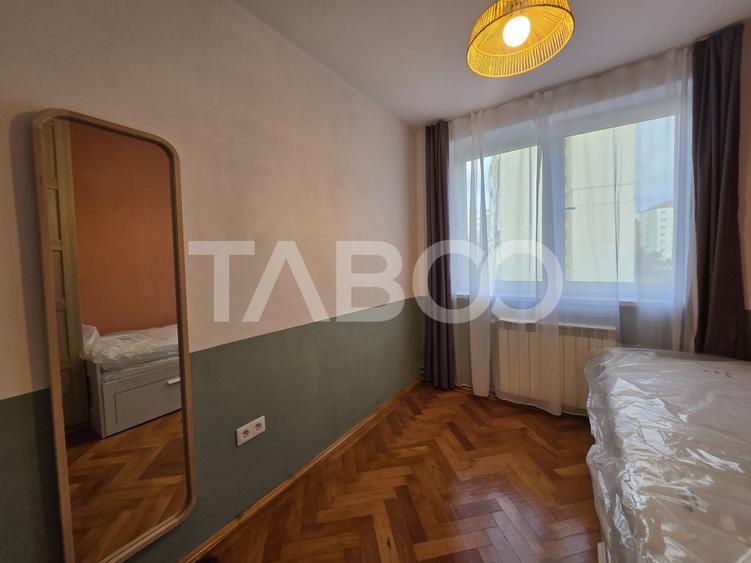 Apartament cu 3 camere semidecomandat, mobilat în Mihai Viteazul