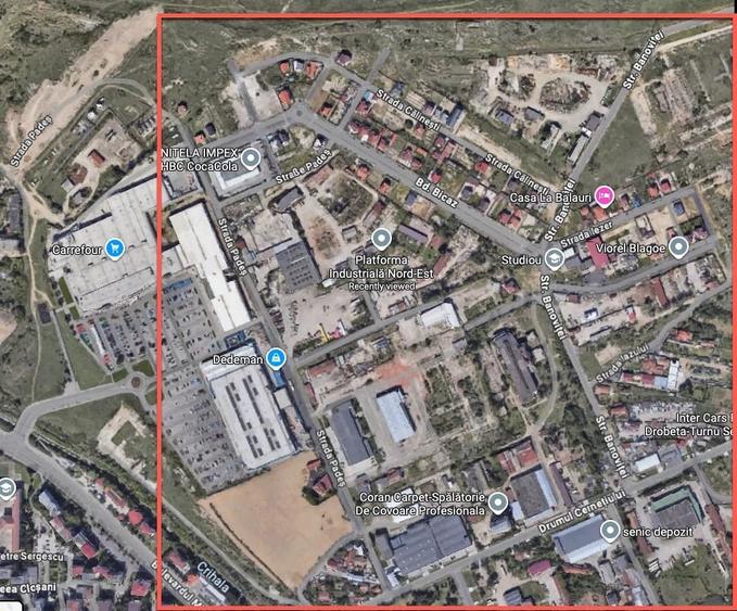Teren de 1000 mp, în Central