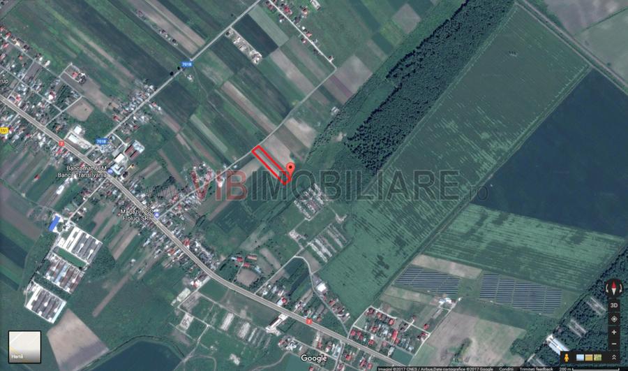 Teren extravilan de 5000 mp, în Central
