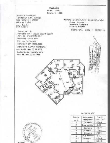 Casă individuală cu 15 camere cu Teren 1857 Mp în Lepșa