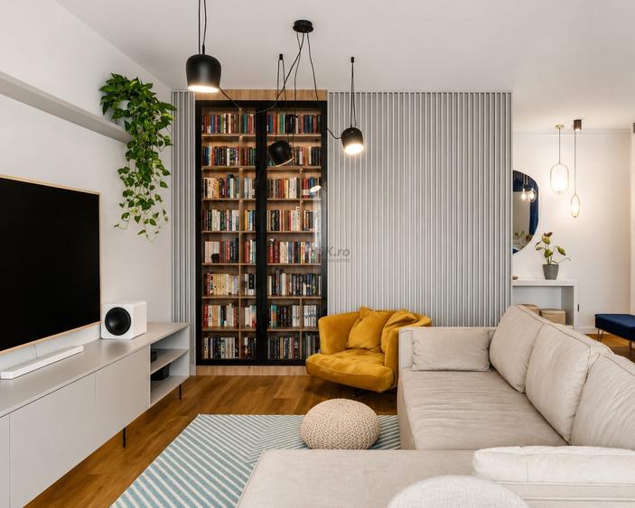Apartament cu 4 camere decomandat, mobilat în Herăstrău