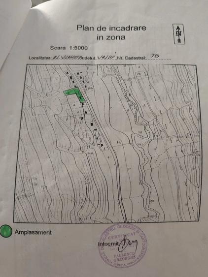 Teren de 4800 mp, în Alexandru Vlahuță