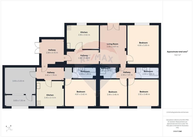 Apartament cu 6 camere, mobilat în Rahova