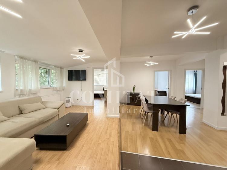 Apartament cu 4 camere semidecomandat, mobilat în Mărăști