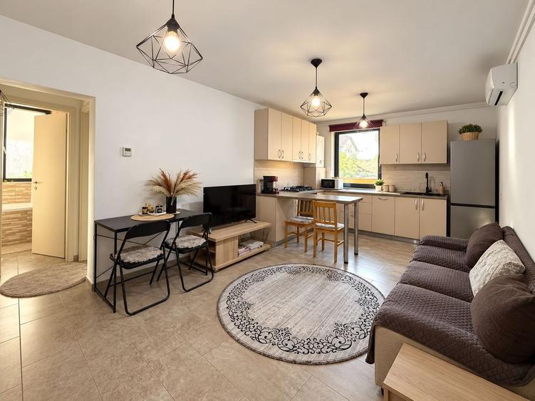 Apartament cu 2 camere semidecomandat, mobilat în Braytim