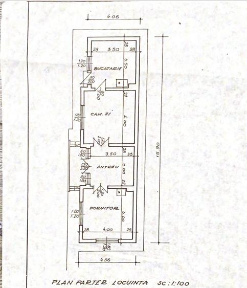 Casă cu 3 camere cu Teren 500 Mp în CFR
