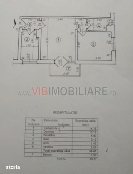 Apartament cu 2 camere în Dristor