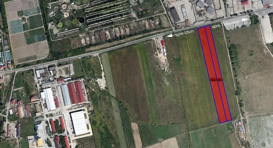 Teren de 21000 mp, în Sud
