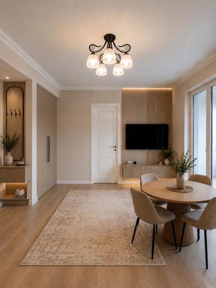 Apartament cu 2 camere semidecomandat în Ultracentral