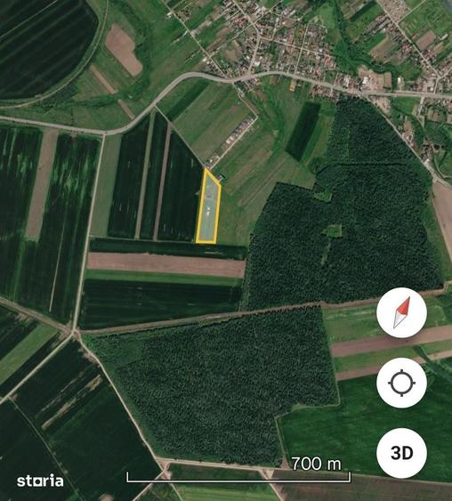Teren de 701 mp, în Pielești