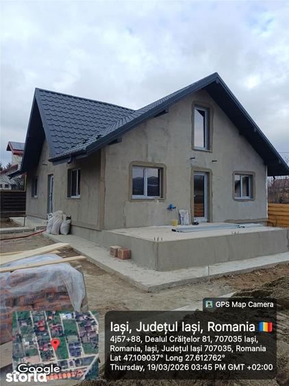Casă cu 3 camere decomandat cu Teren 500 Mp în Podu Roș
