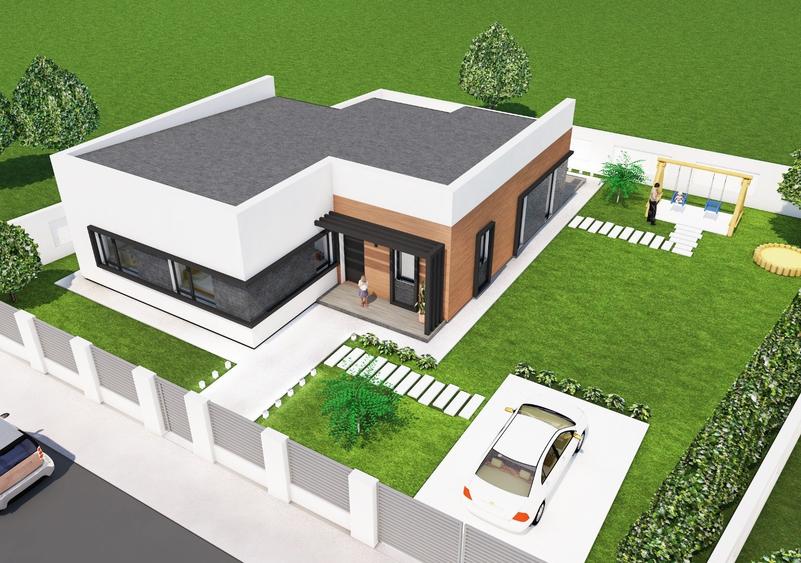 Casă cu 4 camere cu Teren 800 Mp în Olteni