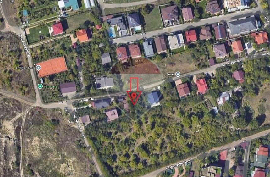 Teren Construcții intravilan de 498 mp, în Sisești