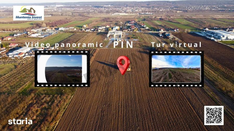 Teren de 2500 mp, în Mărăcineni