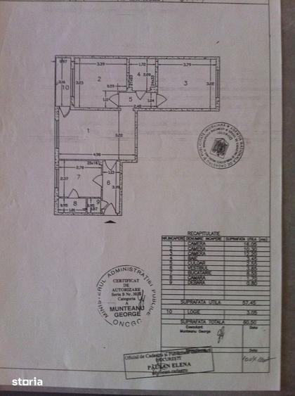 Apartament cu 3 camere semidecomandat, mobilat în Dorobanți