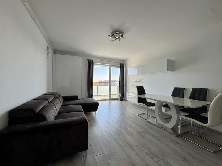 Apartament cu 2 camere semidecomandat, mobilat în Bună Ziua