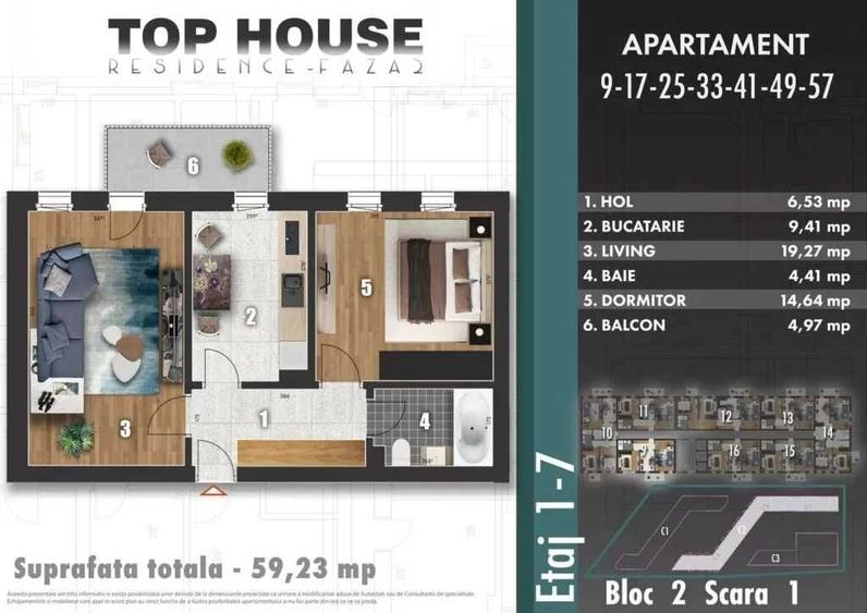 Casă cu 2 camere decomandat în Metalurgiei