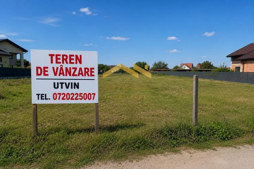 Teren Construcții intravilan de 1032 mp, în Utvin