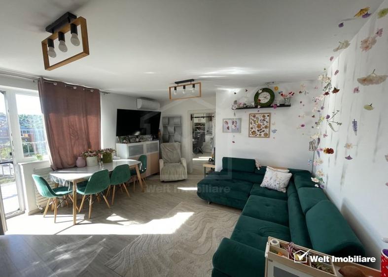 Apartament cu 3 camere semidecomandat, mobilat în Dâmbul Rotund
