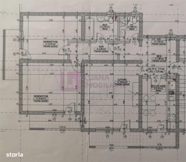 Apartament 3 camere de inchiriat | 2 bai | pivnita | Strand 2 | - 19