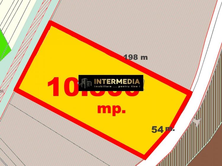 Teren Construcții intravilan de 10800 mp, în Exterior Sud