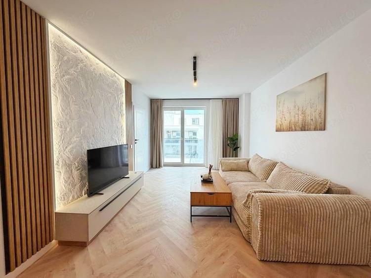 Apartament nou cu 3 camere confort sporit, 84mp, finisat, mobilat si utilat, cu 2 bai, in Plopilor - 2