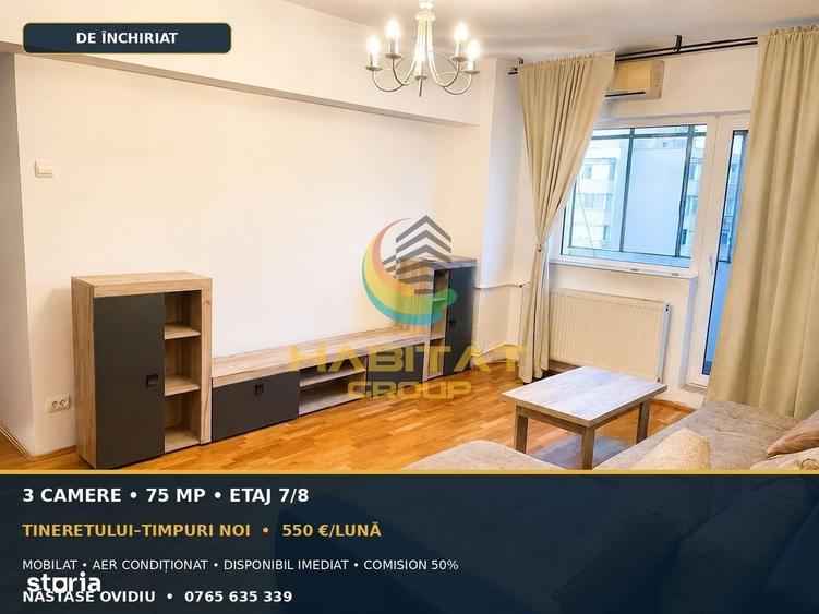 Apartament 3 Camere de Inchiriat TineretuluiTimpuri Noi ! - 5