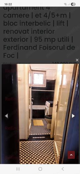 Apartament cu 4 camere decomandat în Ferdinand