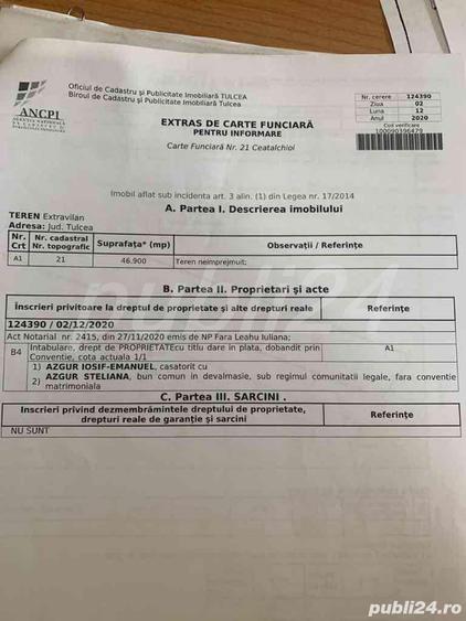 Teren în Sălceni