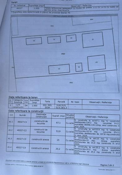 Casă cu 3 camere cu Teren 1000 Mp în Central