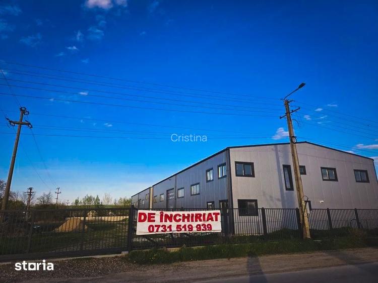 Hala industriala de inchiriat, 500mp, acces asfaltat