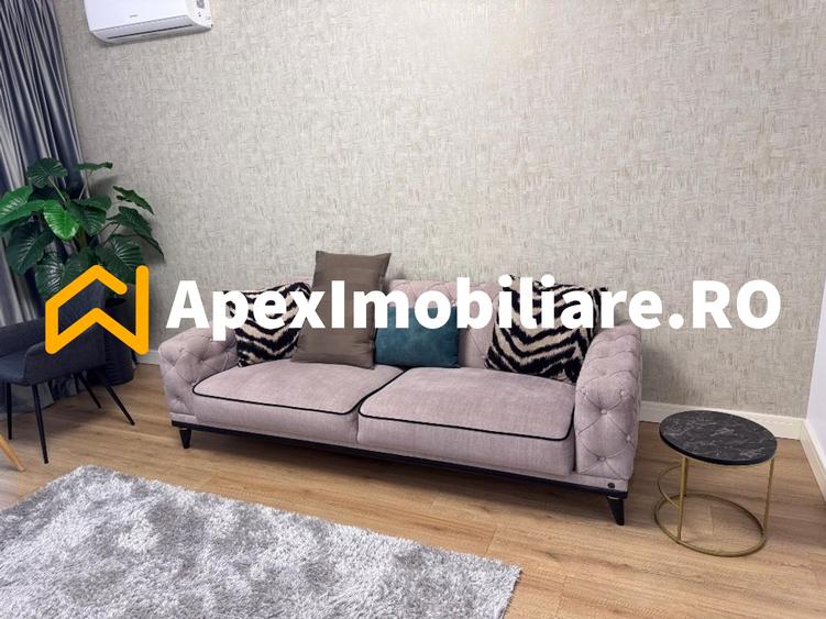 Apartament cu 2 camere semidecomandat, mobilat în Pipera