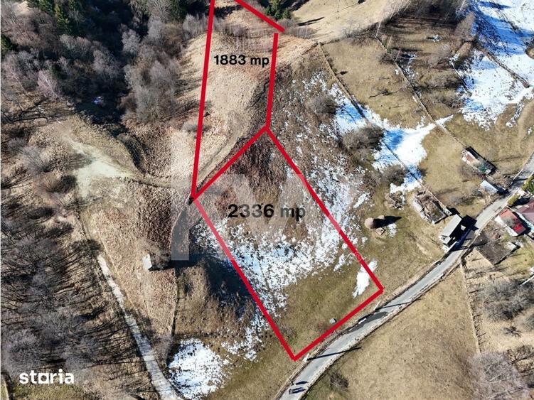 Teren de 4219 mp, în Dâmbovicioara