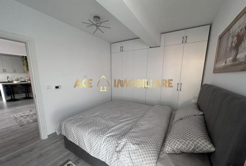 Apartament cu 2 camere semidecomandat, mobilat în Otopeni