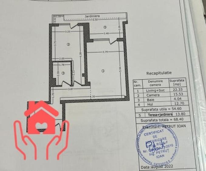 Apartament cu 2 camere decomandat, mobilat în Băneasa