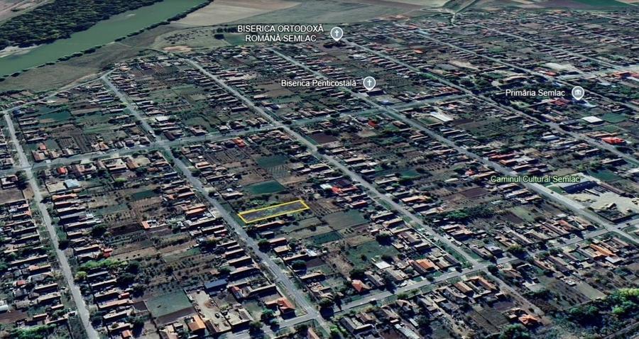 Teren Construcții intravilan de 1344 mp, în Semlac