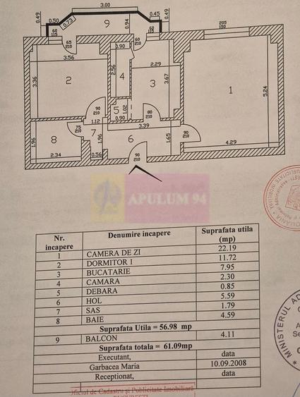 Apartament cu 2 camere decomandat în Iancului