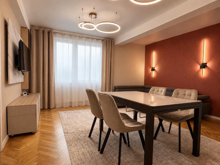Apartament cu 2 camere semidecomandat, mobilat în Central