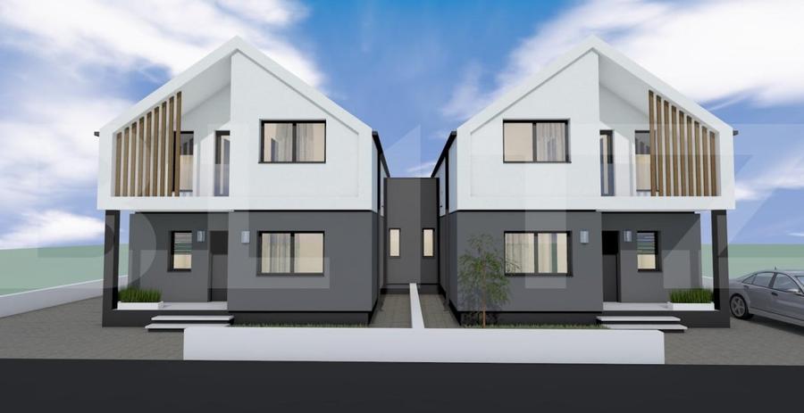 Duplex cu 4 camere cu Canalizare în Moșnița Nouă