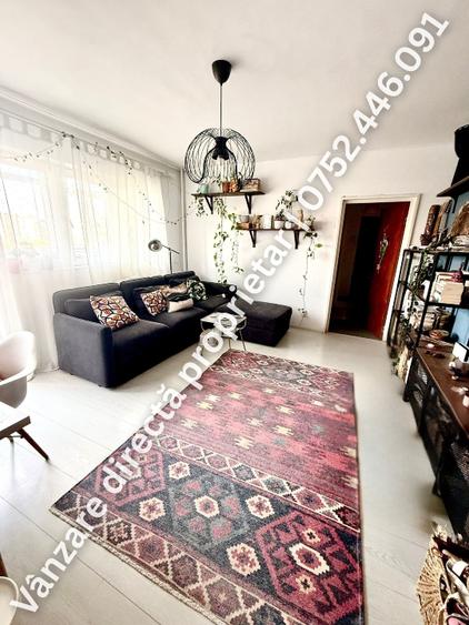 Apartament cu 3 camere semidecomandat, mobilat în Iancului