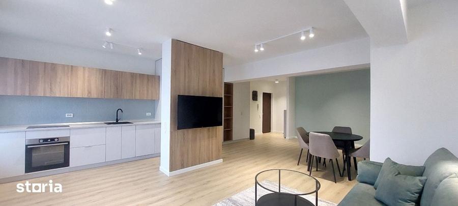 Apartament cu 2 camere semidecomandat, mobilat în Plopilor