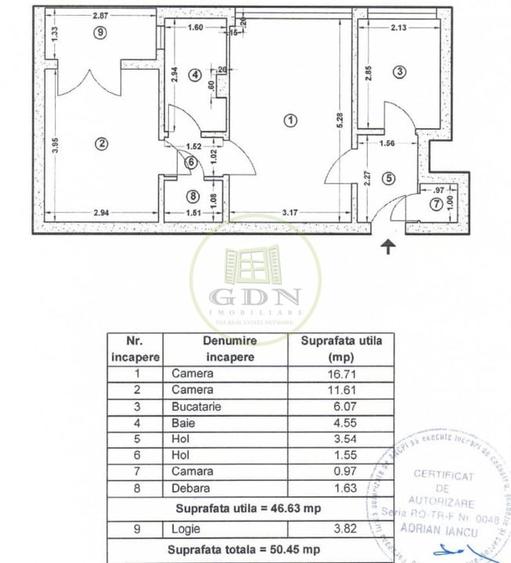 Apartament 2 camere | Pajura | Mobilat și utilat | Bloc reabilitat - 11