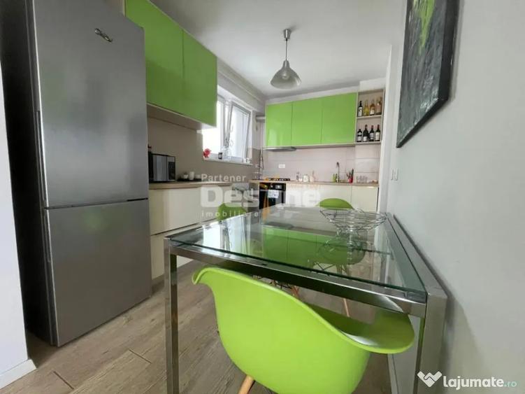 Apartament cu 2 camere semidecomandat, mobilat în Eroii Revoluției