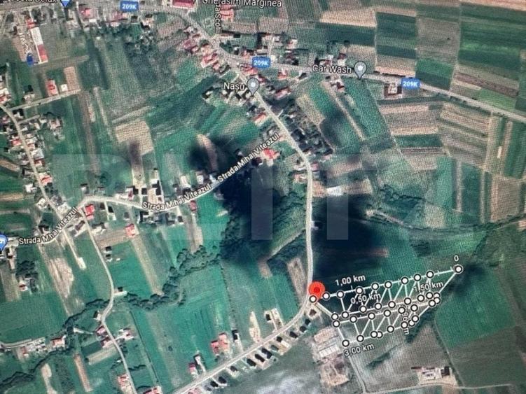Teren Construcții intravilan de 800 mp, în Marginea