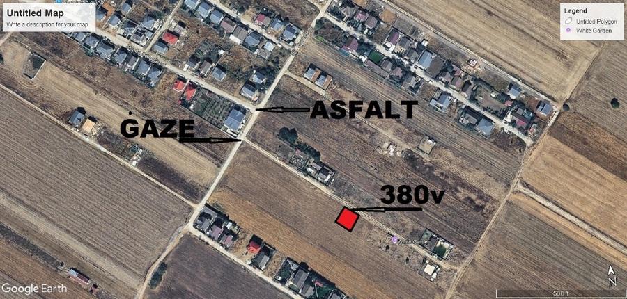 Teren Construcții intravilan de 360 mp, în Berceni